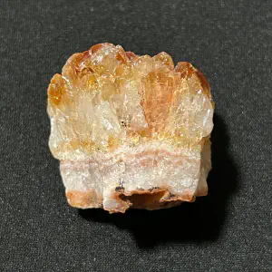 Heat-treated amethyst